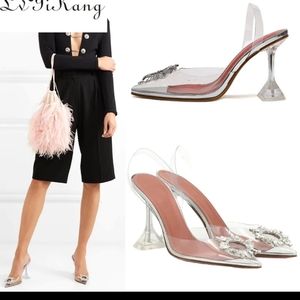 Transparent sandals